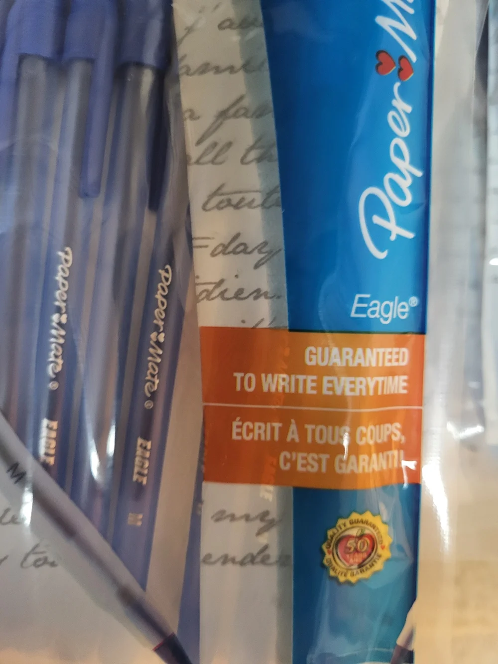 Lot of 32 Papermate Blue pens each pack is 12 count total of 384 pens new sealed